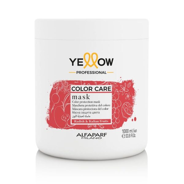 Yellow Alfaparf Color Cake Mask 1000ml Maschera Ristrutturante Per Capelli Colorati