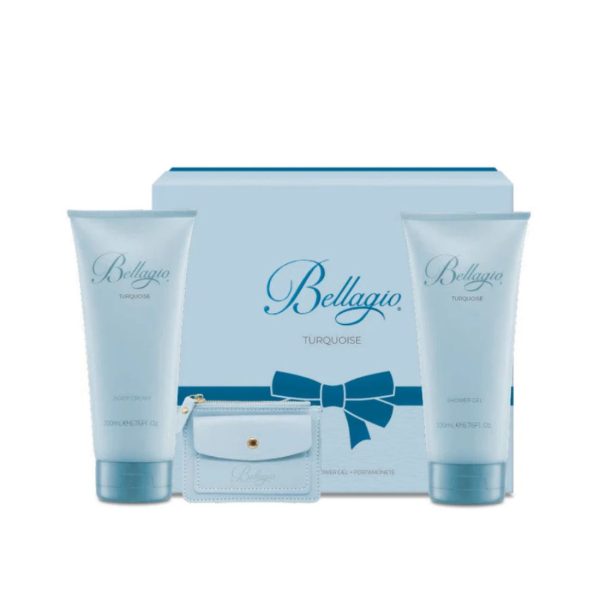 Coffret Bellagio – Turquoise – Profumo Edp 100ml & Portamonete
